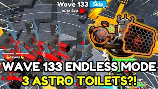 🔥WAVE 133!!🔥ON ENDLESS MODE in Toilet Tower Defense