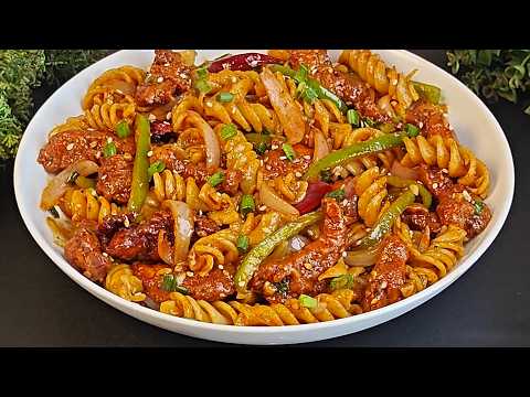 Spicy Dragon Chicken Pasta | Chicken Pasta Recipe | Chinese Chicken Pasta