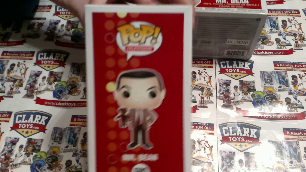 New Funko Pop Mr. Bean with Turkey Head Chase figure inboxing YouTube