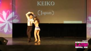 20150131 03 Takemi & Keiko - Asia Latin Championship, Bachata Amateur
