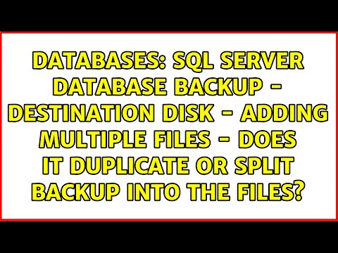 SQL server database backup - Destination Disk - Adding multiple files - does it duplicate