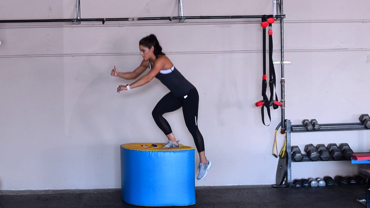 HIGH BOX STEP UPS | fitdesignbyannie - YouTube