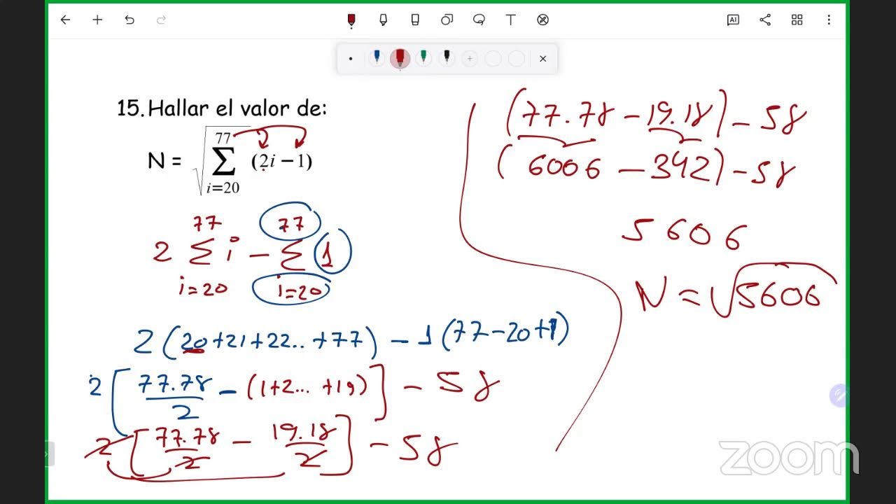 RM SUMATORIAS Y SERIES
