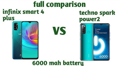 Infinix smart 4 plus vs techno spark power 2 full comparison.