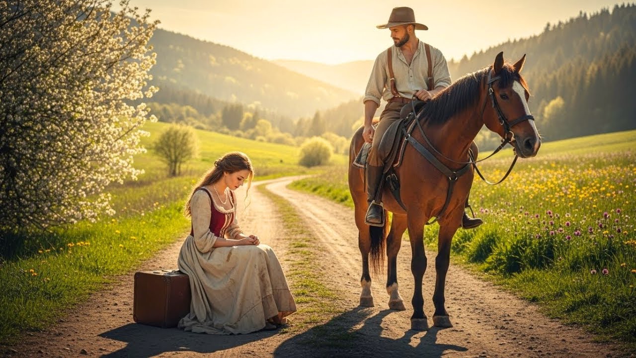 Sus Hermanos la DEJARON en la CARRETERA por No Poder CASARSE—Hasta que un GRANJERO VIUDO la Llevó a…