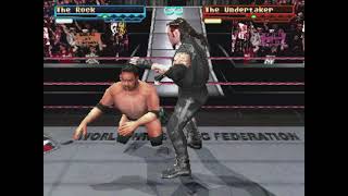 WWF SmackDown PS1 - The Rock VS Undertaker - XRGB-mini Framemeister