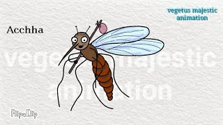 VOLUME ON...LET'S SING A SONG 🎵 🎶 #winter #mosquitoes #2danimation #shortanimation