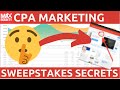 MaxBounty Sweepstakes SECRETS 2020 | CPA Marketing How To Promote Sweepstakes