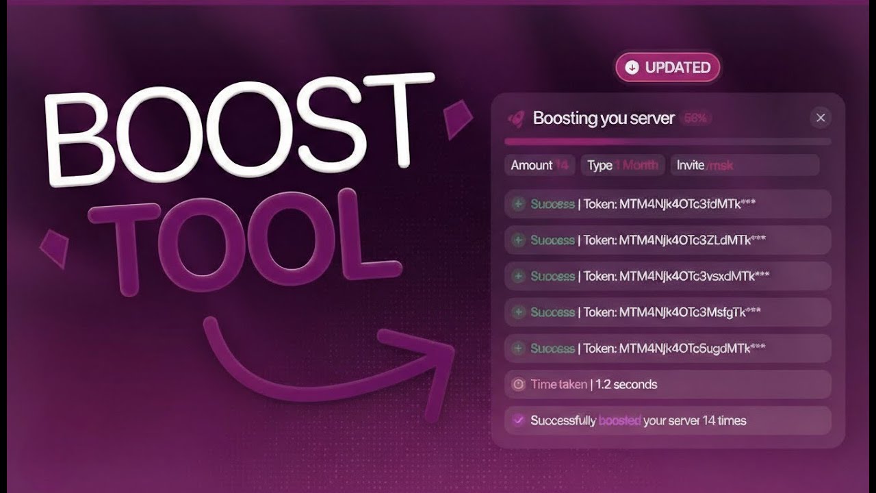 NEW Discord Boost TOOL (2026) – Instantly Boost Any Server to Level 3 ...