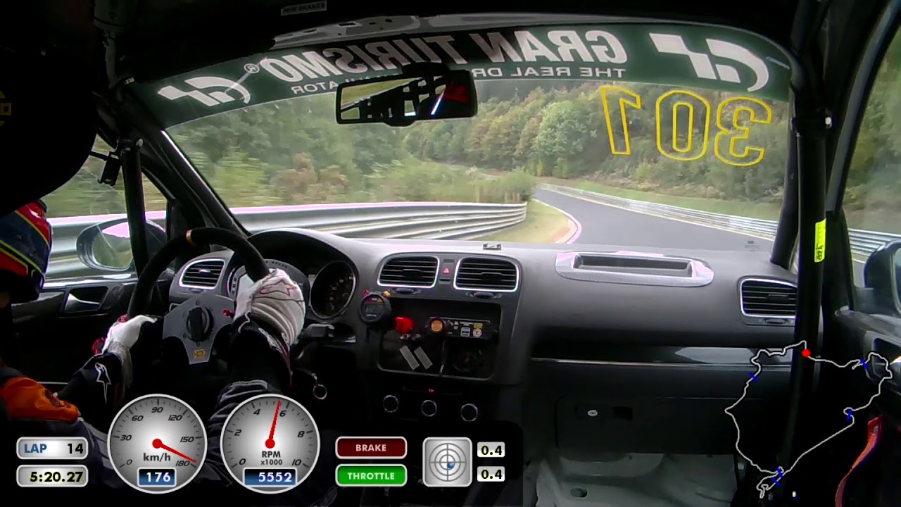 Onboard VLN 7 22.09.2018 David Schneider Golf VI GTI Cup