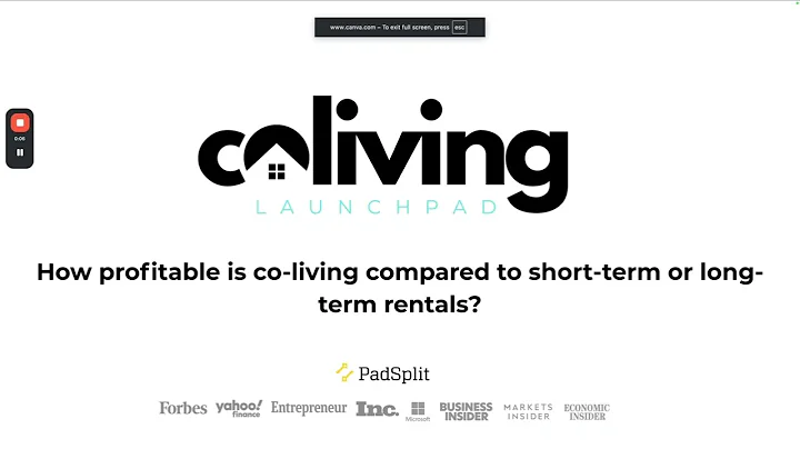 Co Living More Profitable Than STRs or LTRs? | CoLiving LaunchPad | PadSplit