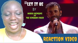 Marco Mengoni Ft The Kingdom Choir - Let it Be #marcomengoni #letitbe #thekingdomchoir #reaction