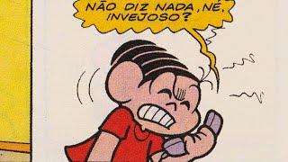 O Cascão Está Passando Trote na Mônica !!   -  Quadrinhos Turma da Mônica  -