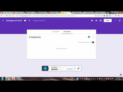 Google Forms: Expert Developer Tutorials For Bonus Runs (Forms Expert 2018 July)