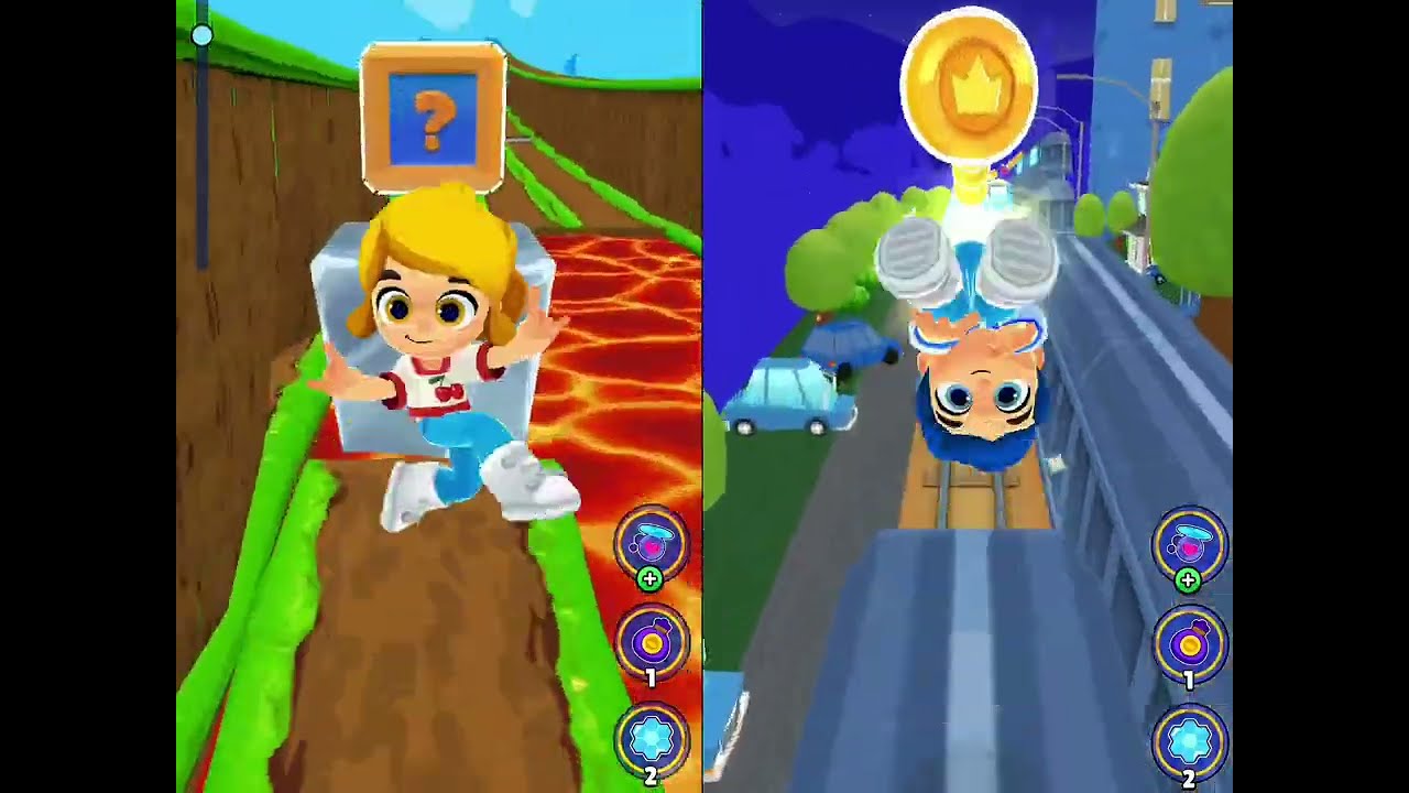 KOOPLY RUN GAMEPLAY Girls VS Boys