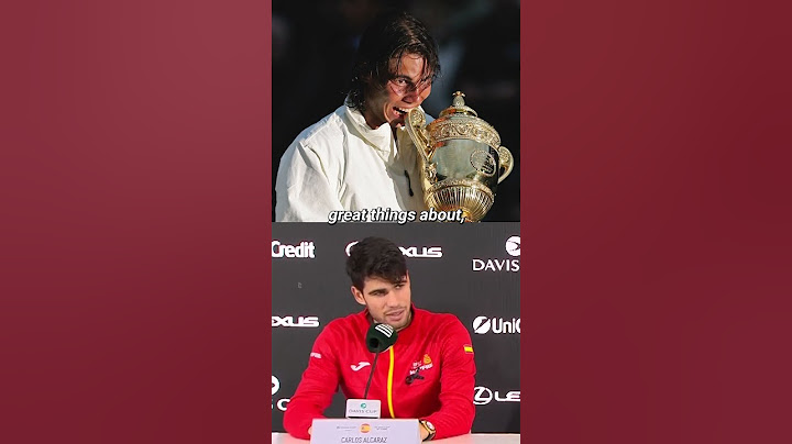 Carlos Alcaraz Says An Emotional Goodbye To Rafael Nadal 🥺