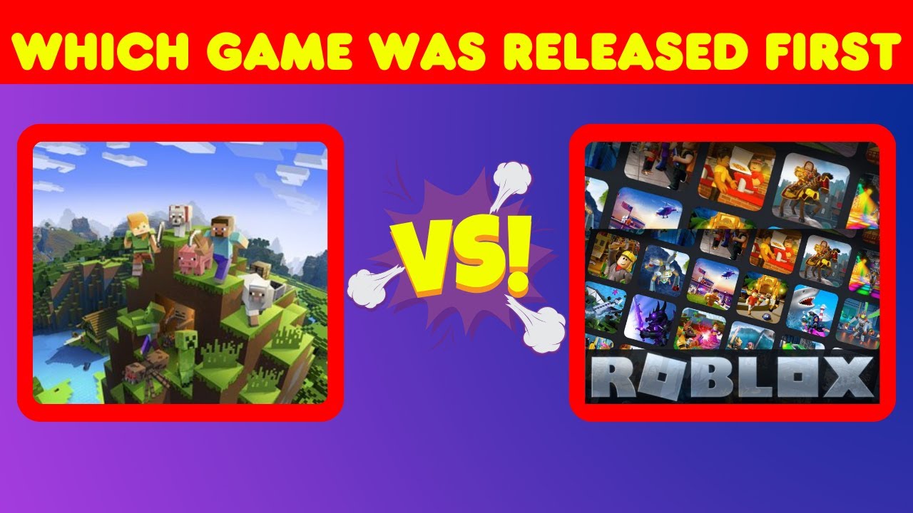 🎮🕹️Retro Rivals: Can you guess which Video Game was released first?🕹️🎮 ...