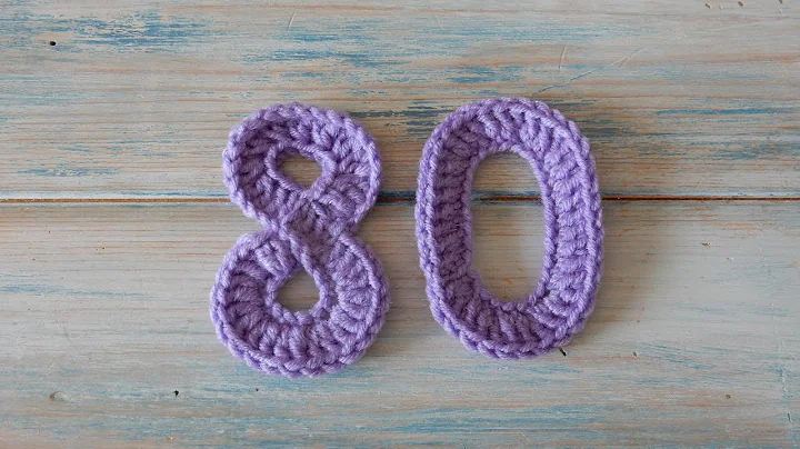 Master the Art of Crocheting Numbers 8 and 0