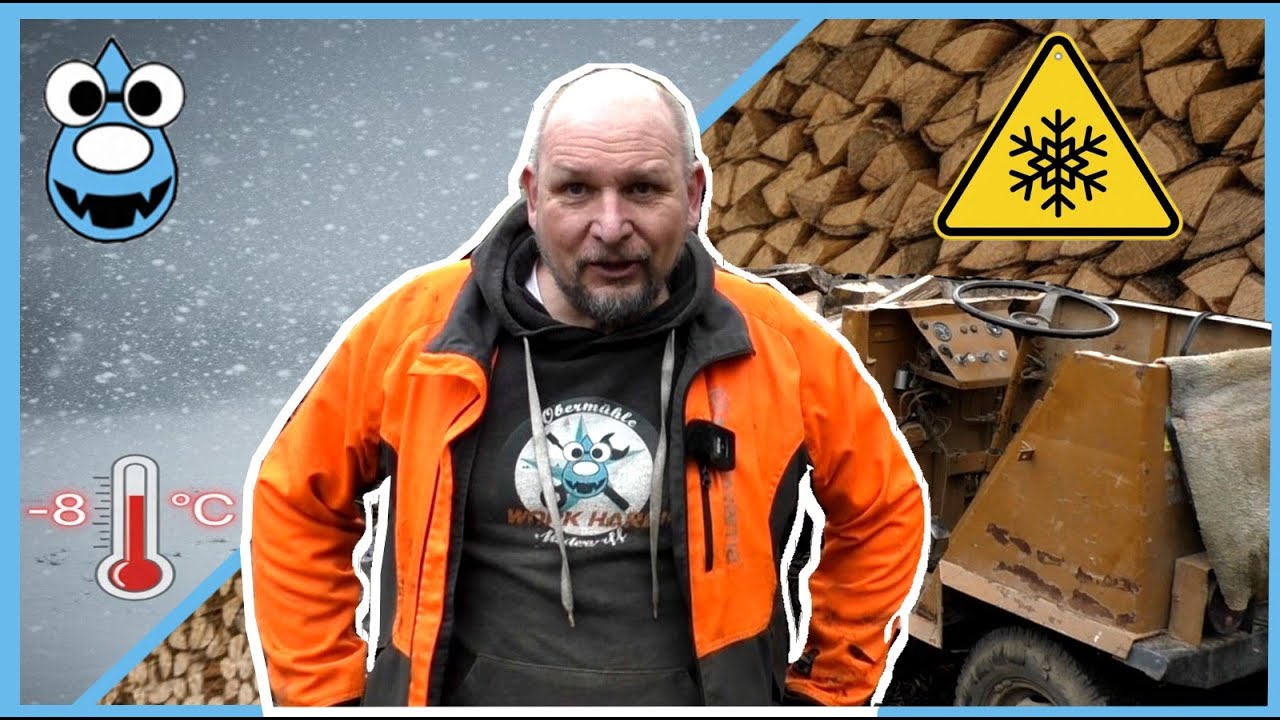 WINTER-EINBRUCH KOMMT! ❄️ Traktor & Dumper im Einsatz – Brennholz für den Kälteeinbruch