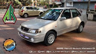 2005 Maruti Suzuki Esteem Di | Old Car Rejuvenation Project 2022 | Al Khizra | Carigiree | Bengaluru screenshot 4