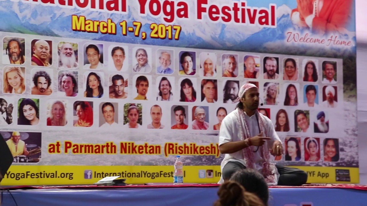 Anand Mehrotra at the 2017 International Yoga Festival yoga teacher training iyengar
