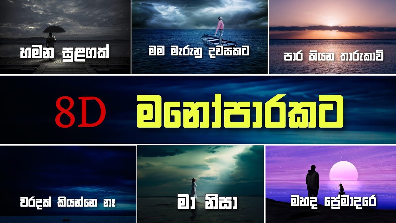 Manoparakata 8D❤️ මනෝපාරකට 8D music collection | 2024 New songs collection
