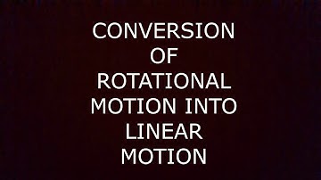 #mechanism #motion Conversion of rotational motion into linear motion