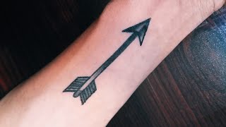 How to make archery tattoo | arrow tattoo | tir tattoo