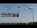 27 Military aircraft fly over Washington D.C