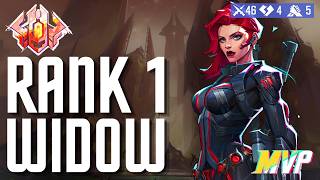 1Ksiaze | Rank 1 Black Widow Gameplay | Season 9 | Marvel Rivals