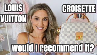 LOUIS VUITTON CROISETTE 1 YEAR REVIEW + WEAR & TEAR!