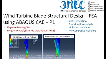 Wind Turbine Blade Outer Shell Structural Analysis Flapwise Loading Effect- Part 2 - ABAQUS Tutorial