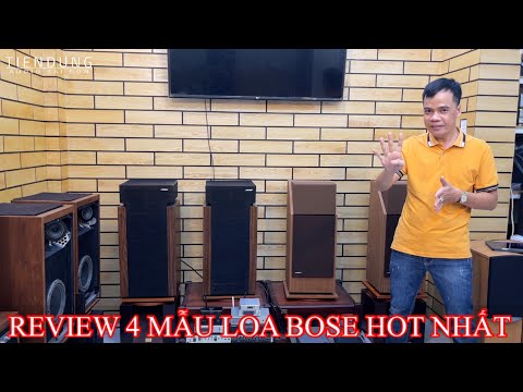 Video Review 4 mẫu loa BOSE 601 hót nhất mọi thời đại Tiến... - youtube