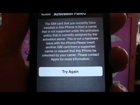 iphone 4s telenor sweden after unlock problem (can't activation)