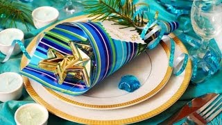 Сервировка стола, салфетки на праздничный стол - красиво Сервировка стола, салфетки на праздничный стол - красиво