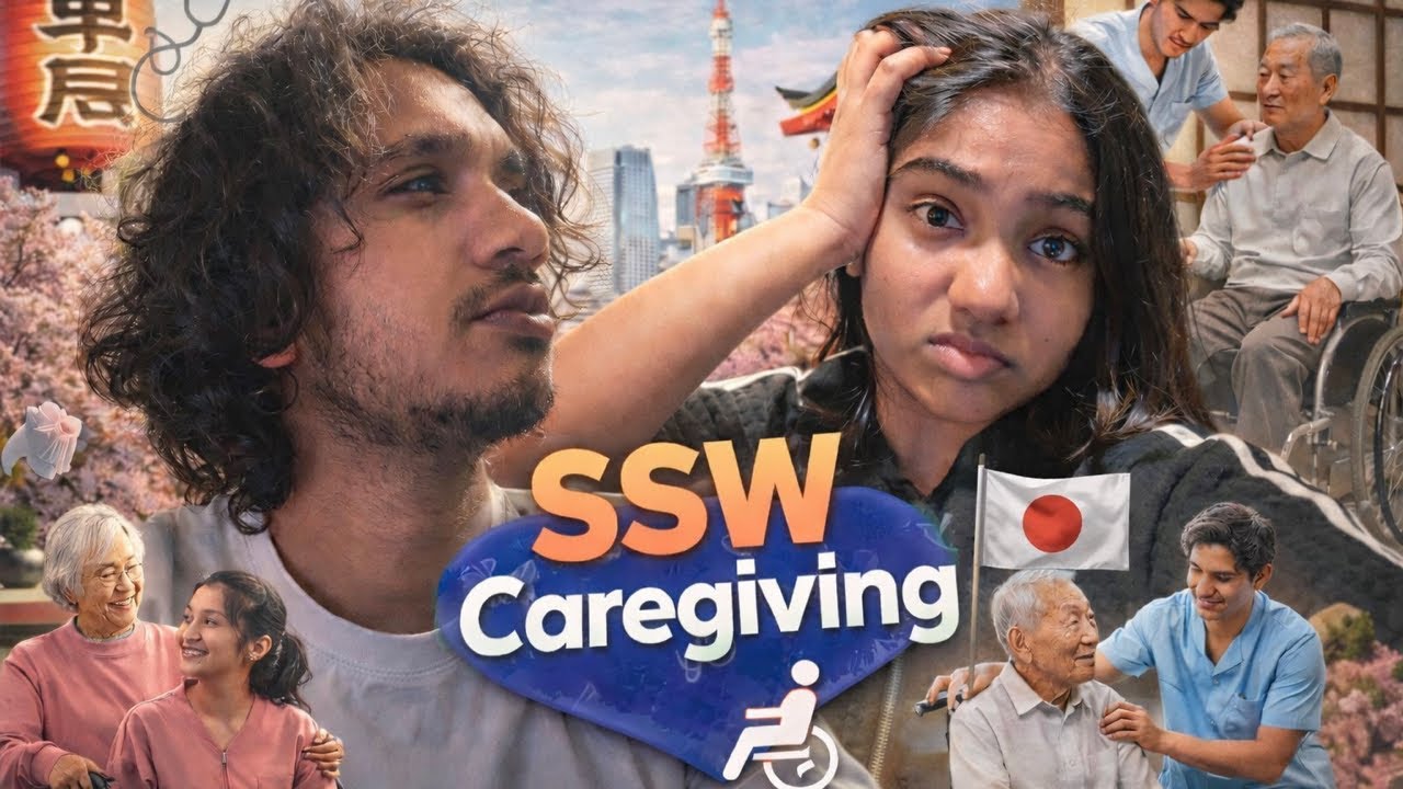 ජපානේ SSW Caregiver Visa ගැන කතාව ft. Hashi | SSW Visa in Japan | Live ...