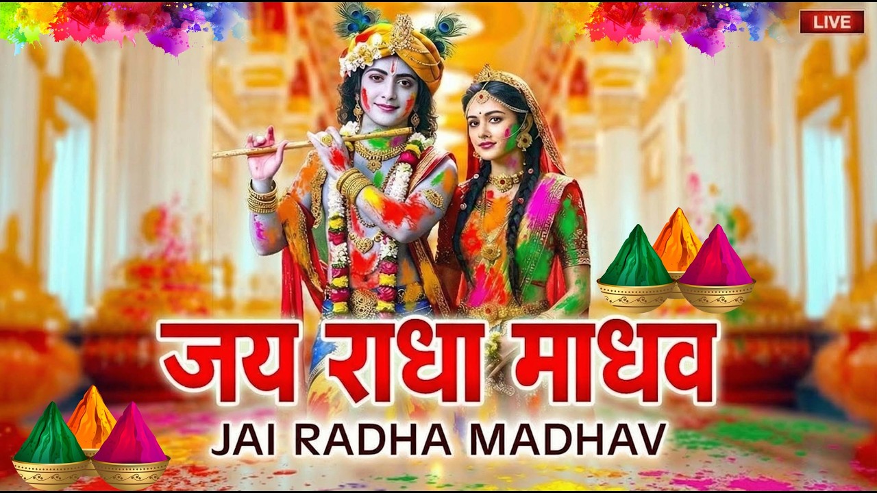 होली के दिन जय राधा माधव जाप  | Jai Radha Madhav | शुक्रवार भक्ति भजन | Lofi Bhajan - Maha Mantras
