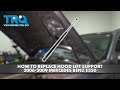 How to Replace Hood Lift Support 2006-2009 Mercedes E350