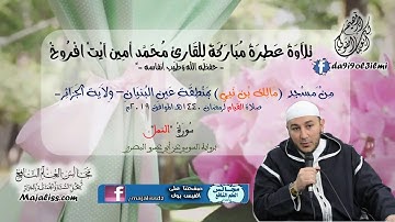 سورة "النمل" برواية السوسي عن أبي عمرو البصري/ القارئ محمد أمين آيت افروخ