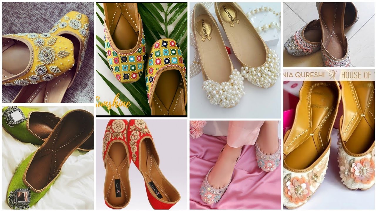 Embroidery fancy khussa designs ideas2022-2023