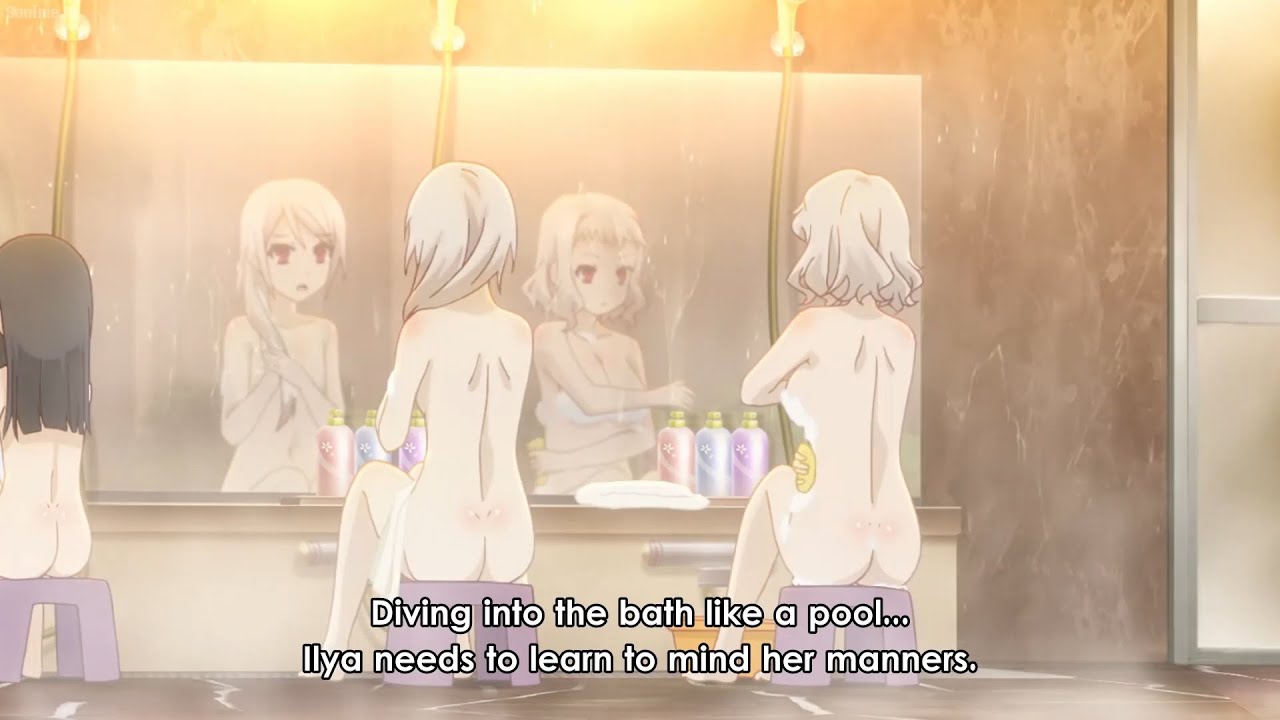 プリズマ☆イリヤ - 温泉での戦い , Battle at the hot spring