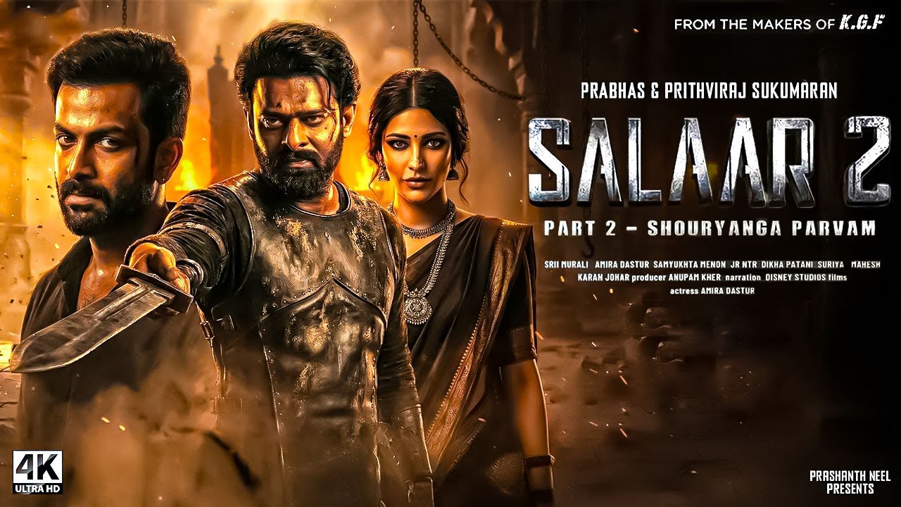 Salaar: Part 2 - Shouryanga Parvam | Prabhas, Shruti H, Prithviraj | Prashanth Neel | New Movie 2026