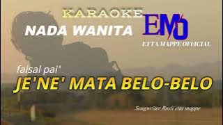 karaoke jene mata belo belo || nada wanita - lagu makassar