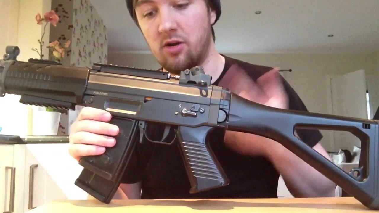JG SIG 552 Airsoft Rifle Review YouTube