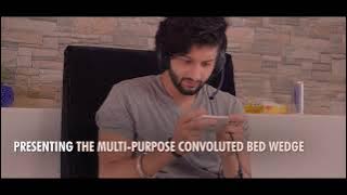 Convoluted Wedge Pillow For Acid Reflux & Back Pain |The White Willow