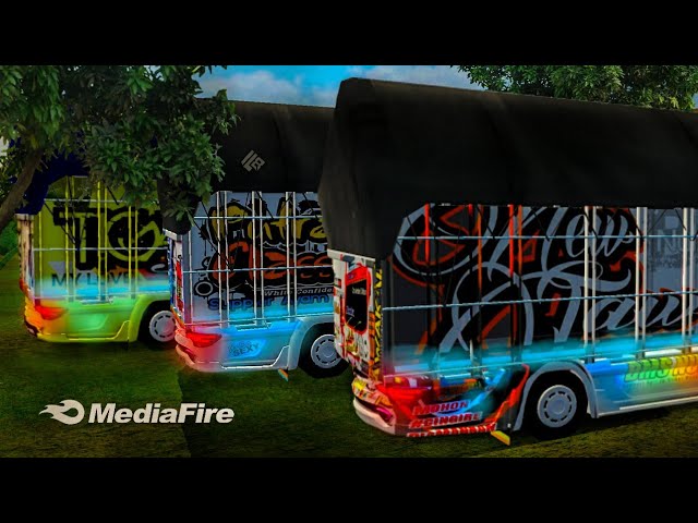 Kumpulan Mod Canter Isuzu Bussid Full Anim & Full Led Strobo Terbaru |Part 4 class=