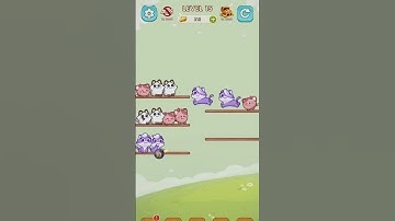 Cat Sort Puzzle 15 - Gameplay Walkthrough (iOS & Android) #shorts