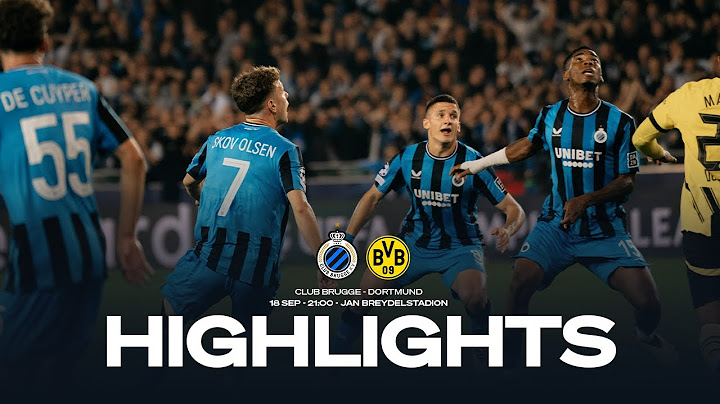CLUB BRUGGE - BORUSSIA DORTMUND | HIGHLIGHTS | 2024-2025