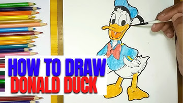 How to Draw Donald Duck / Drawing Tutorial