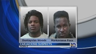 One arrested in carjacking & chase, another on the loose